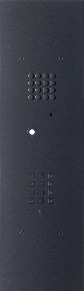 Wizard Bronze Black 1 button large model keypad and b/w cam